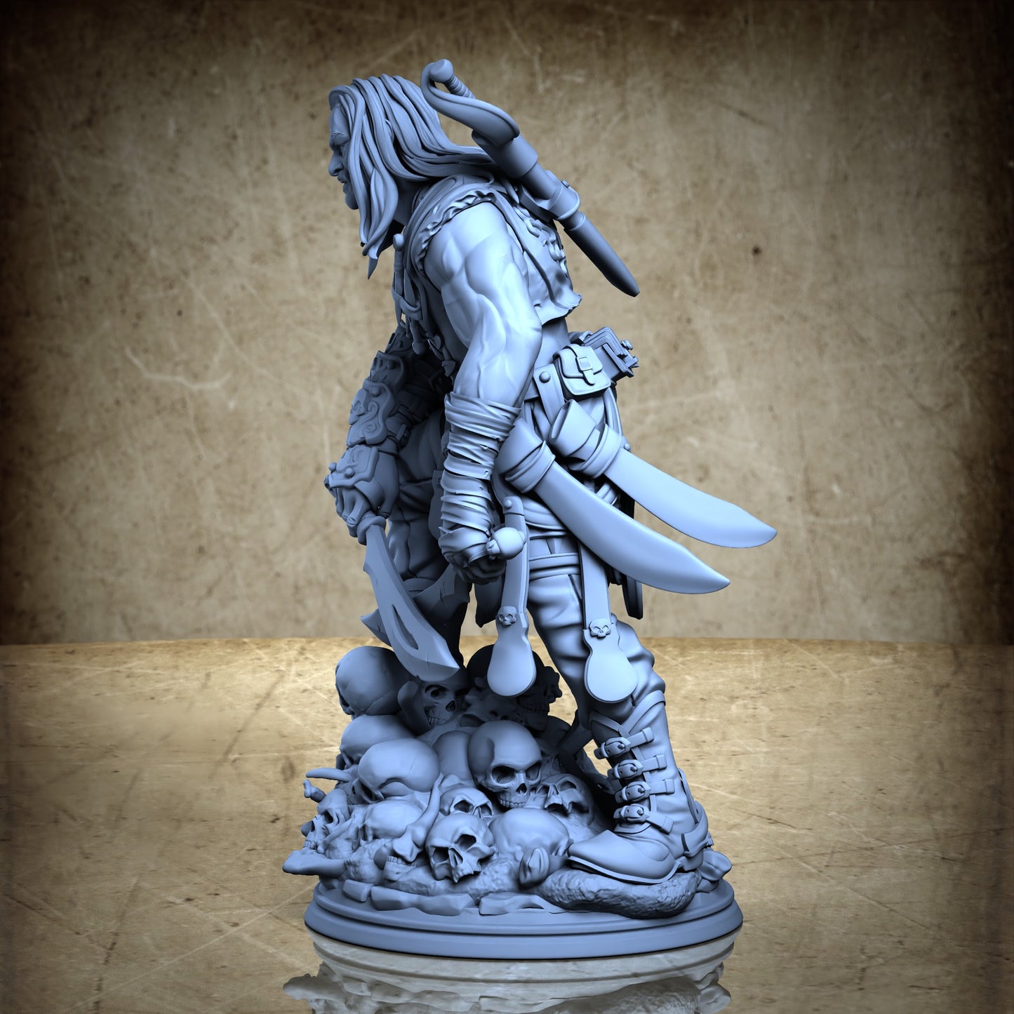 Ignacio the blade - Face without skull paintings