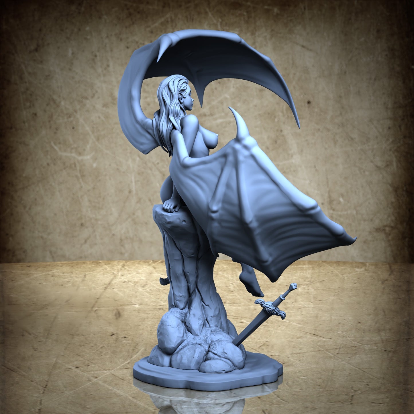 Izel The Barbarian Succubus Pose 2 - NSFW