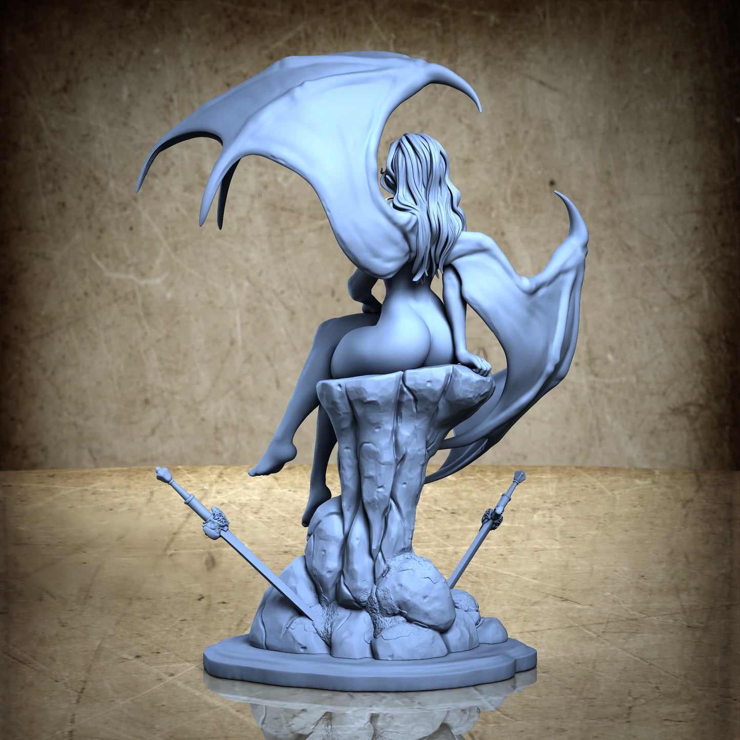 Izel The Barbarian Succubus Pose 2 - NSFW