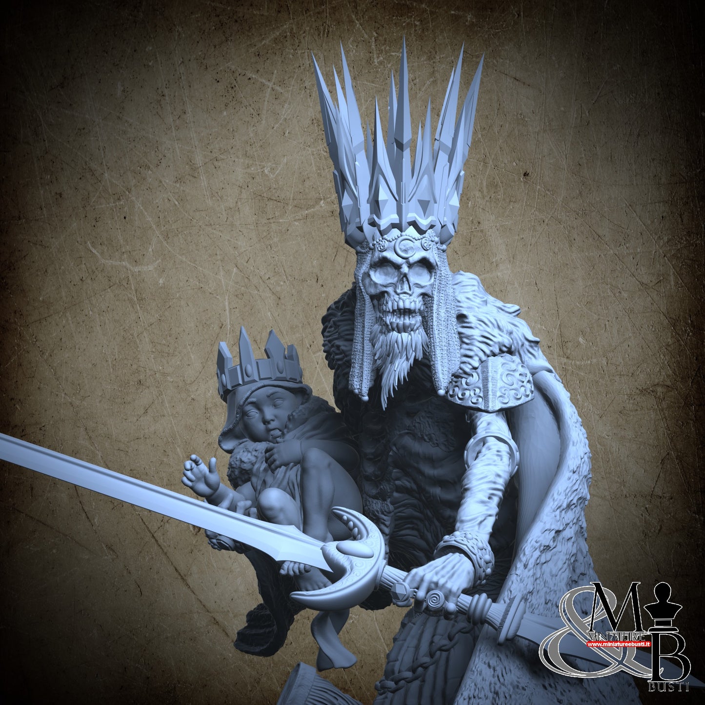 The crown prince diorama - King