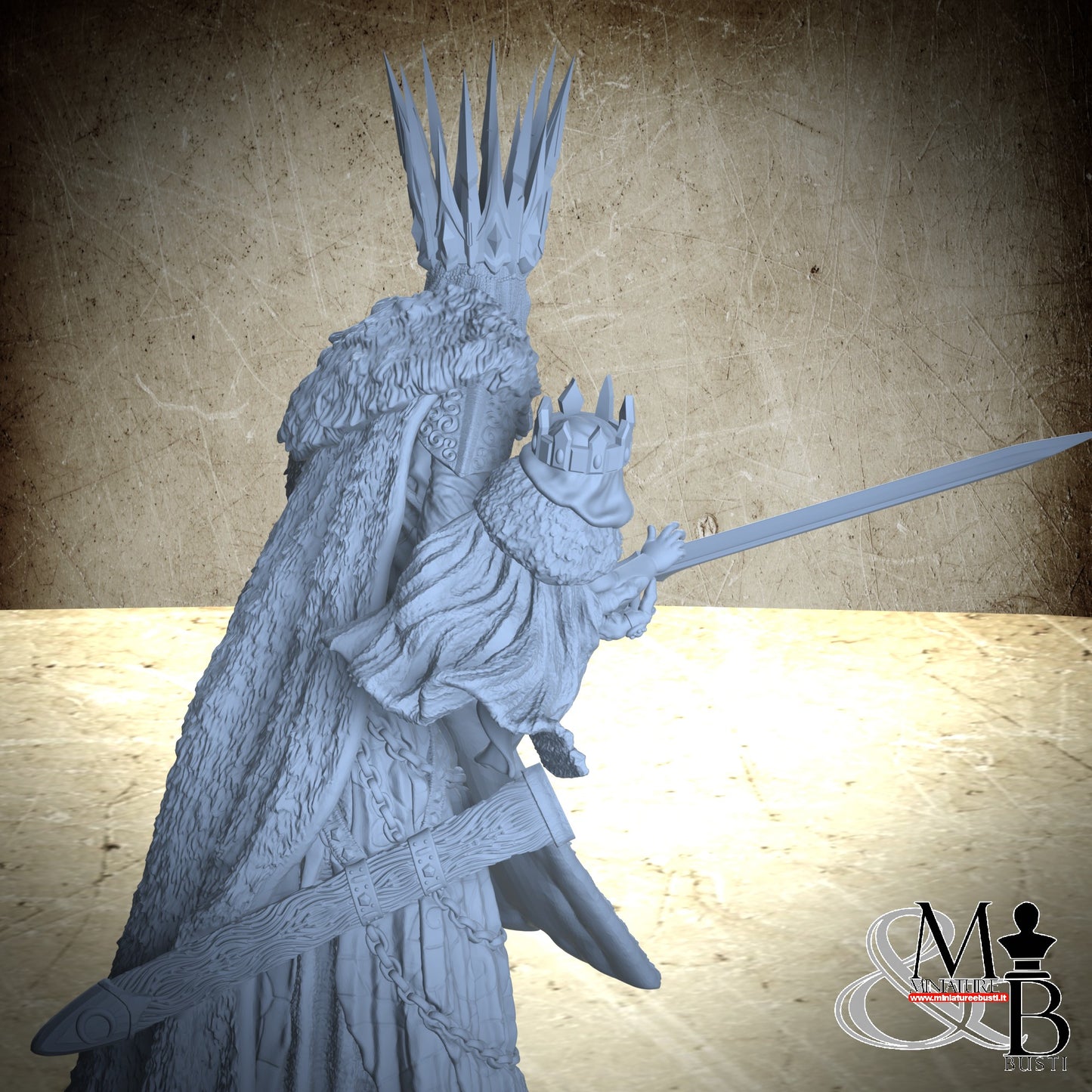 The crown prince diorama - King