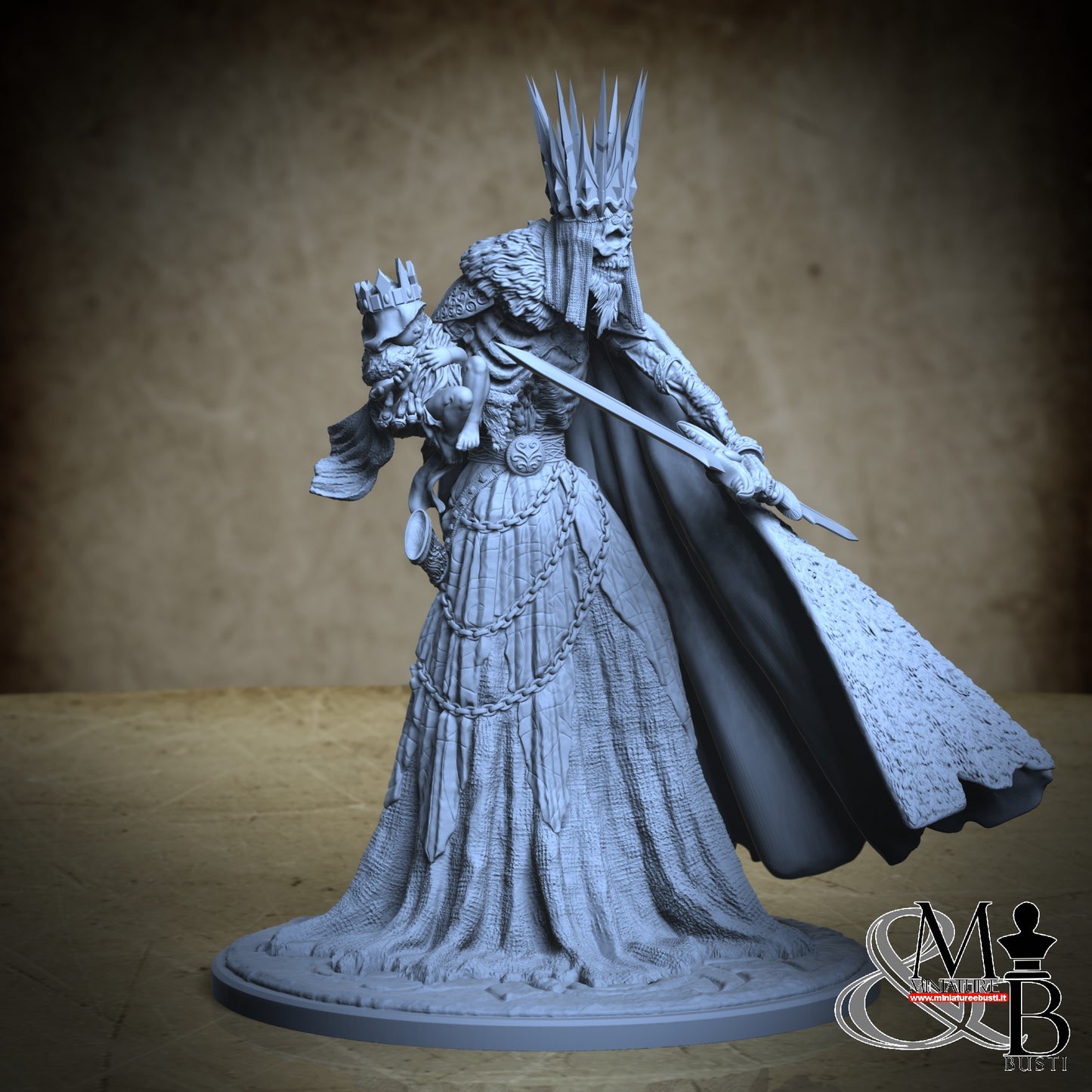 The crown prince diorama - King