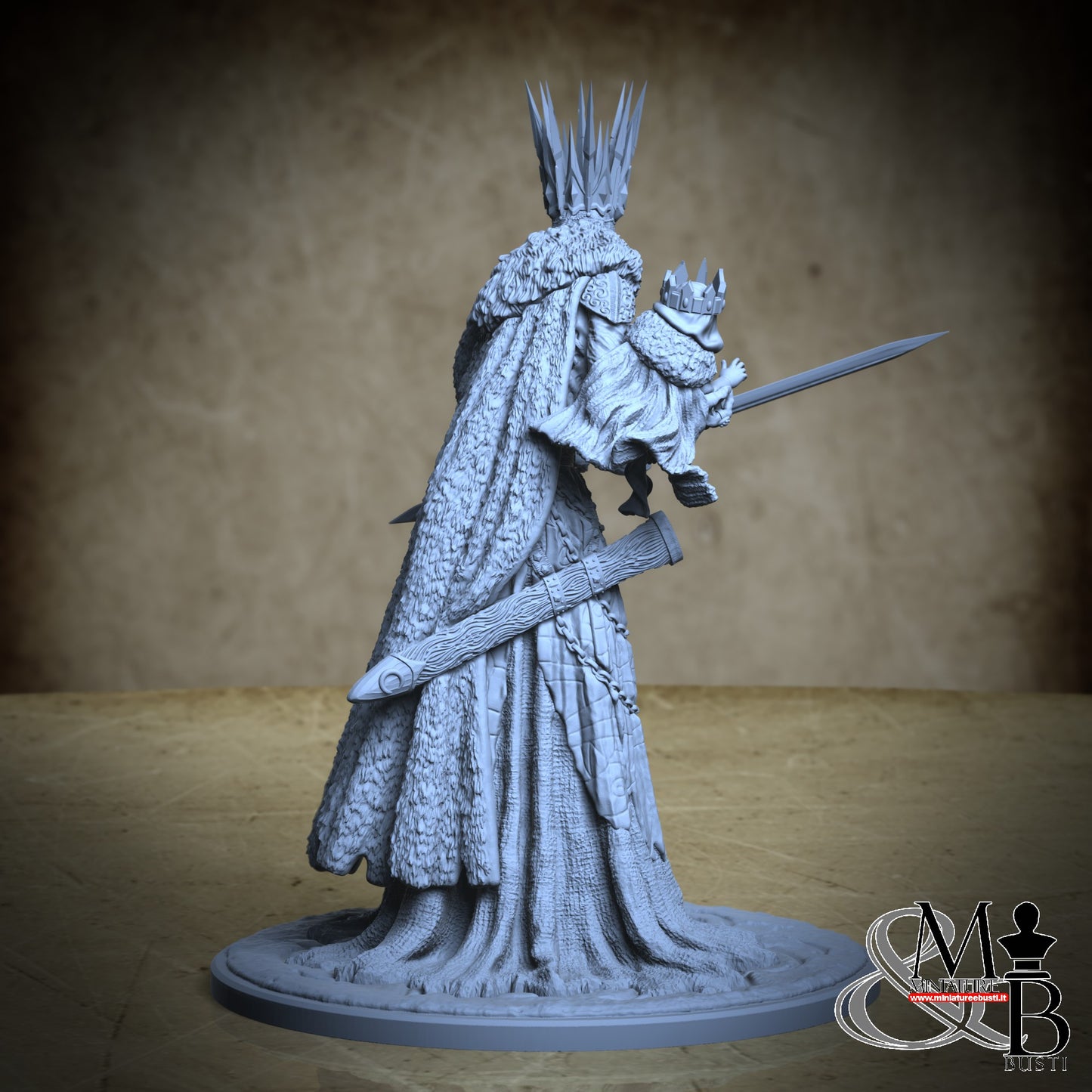 The crown prince diorama - King