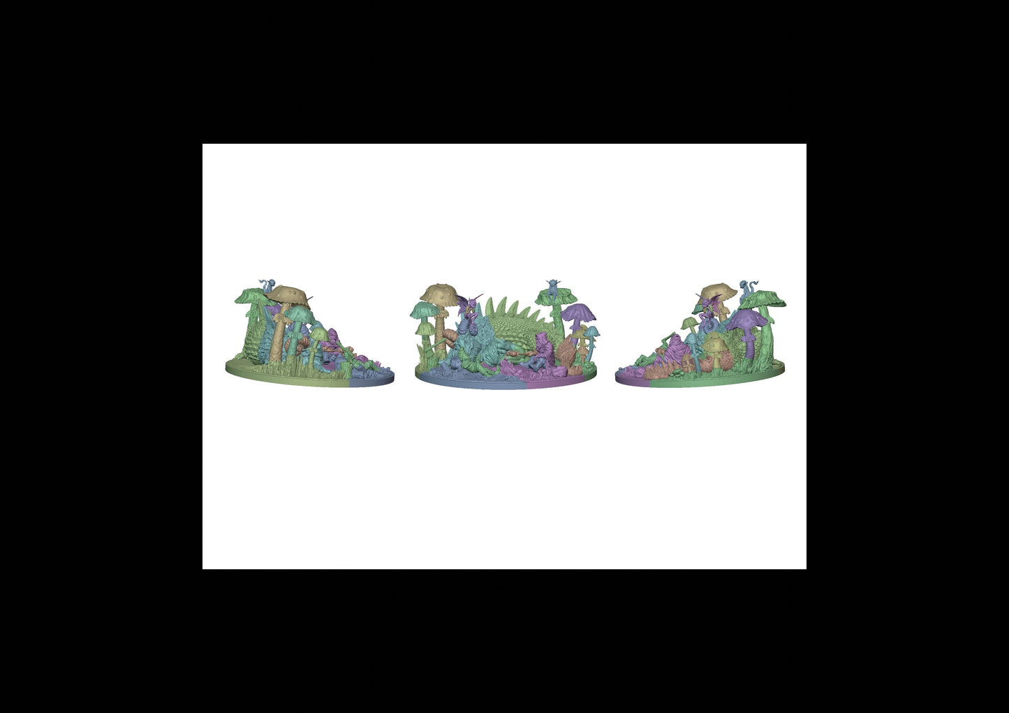 Lost in the mushroom forest (sleeping Girl)