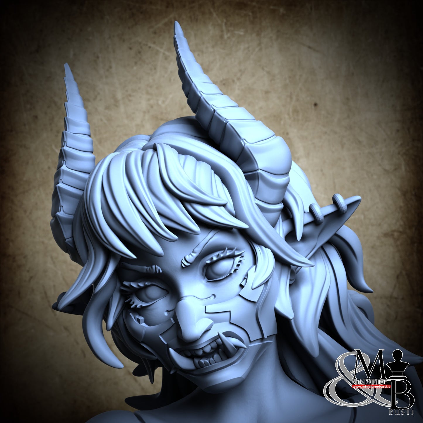 Cyberpunk Oni Linn - NSFW with mask