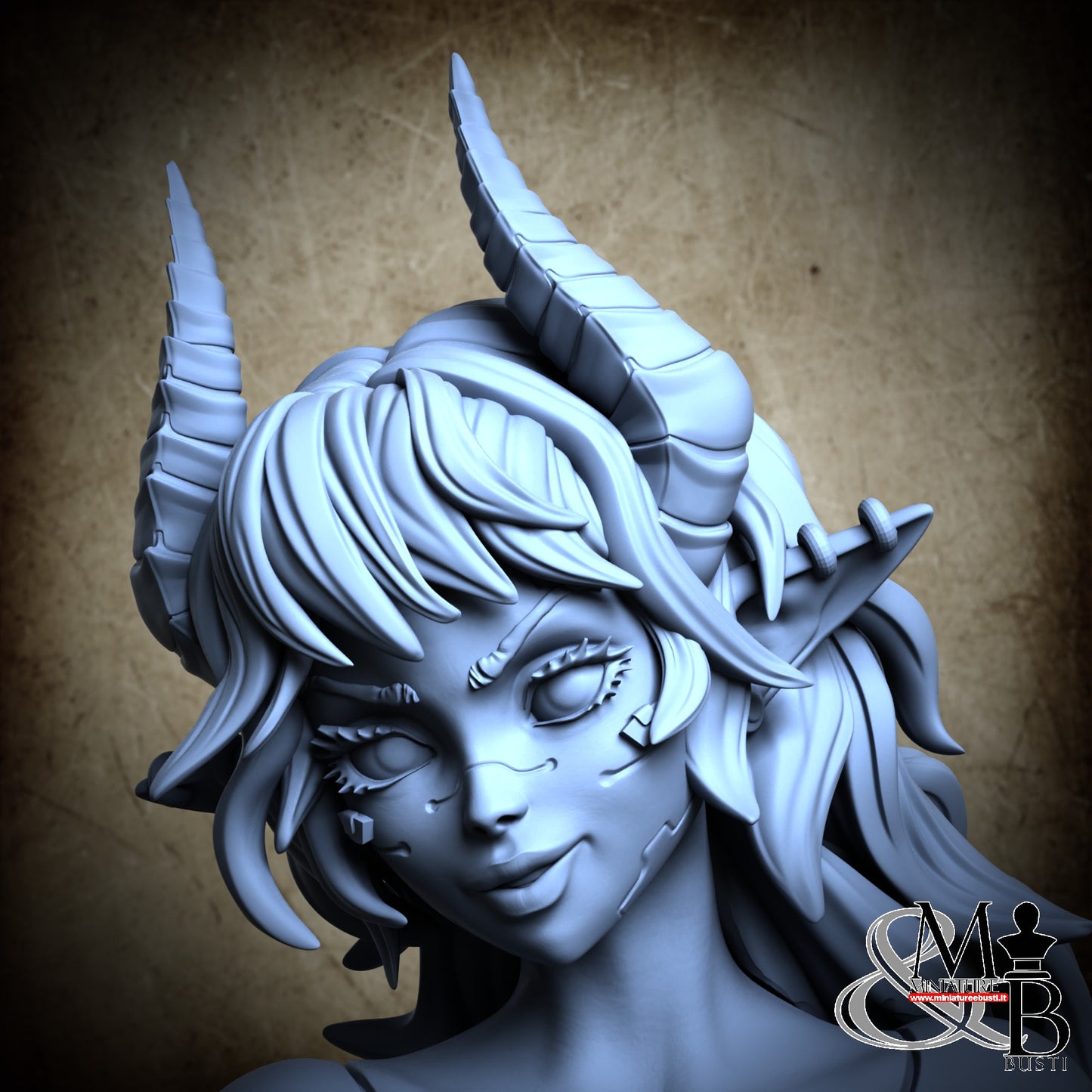 Cyberpunk Oni Linn - NSFW no mask