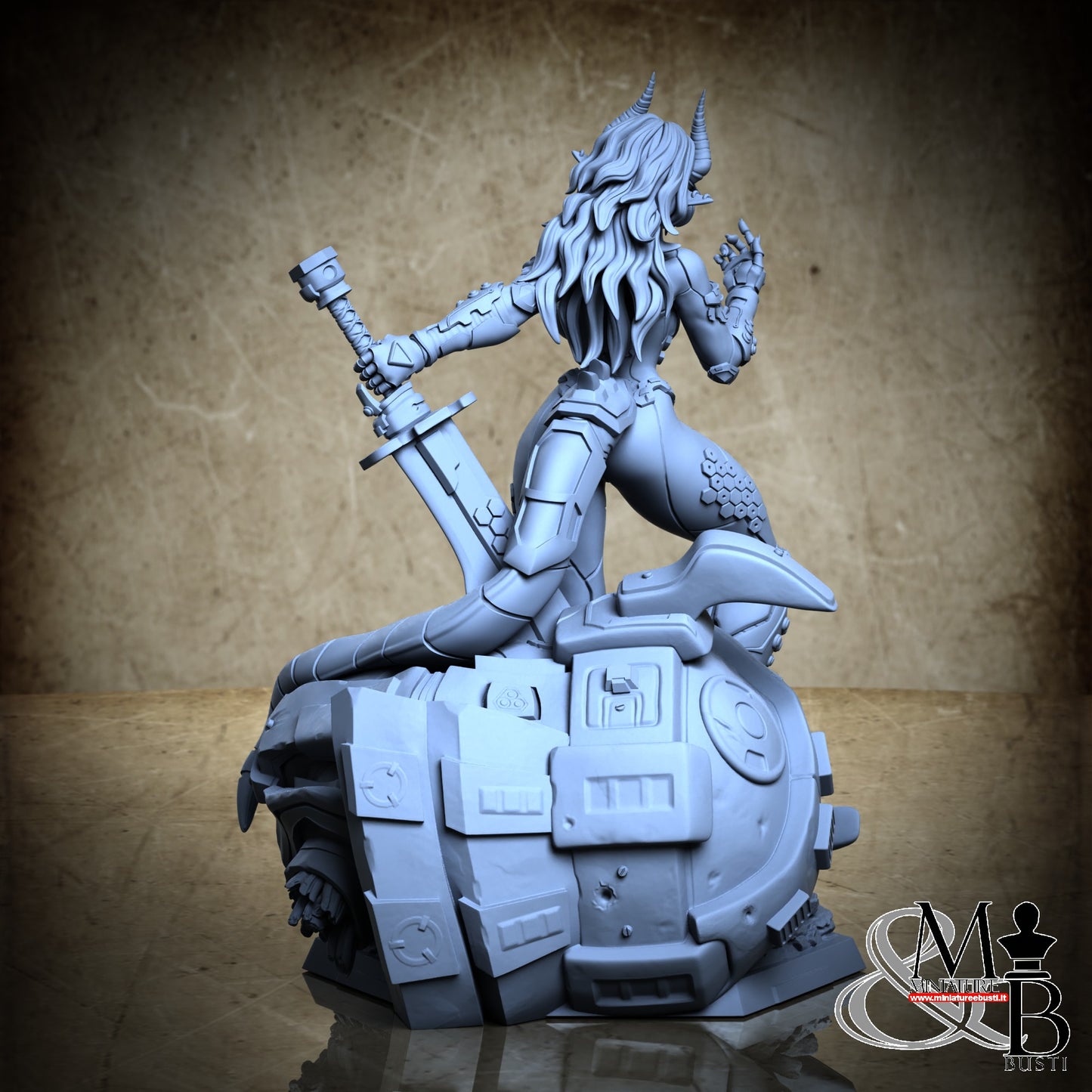 Cyberpunk Oni Linn - NSFW no mask