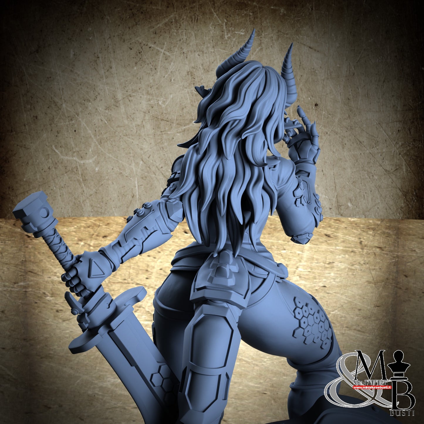 Cyberpunk Oni Linn - Clothed No Mask