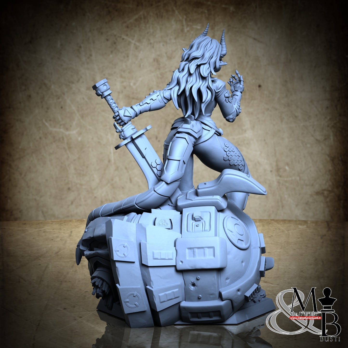 Cyberpunk Oni Linn - Clothed No Mask