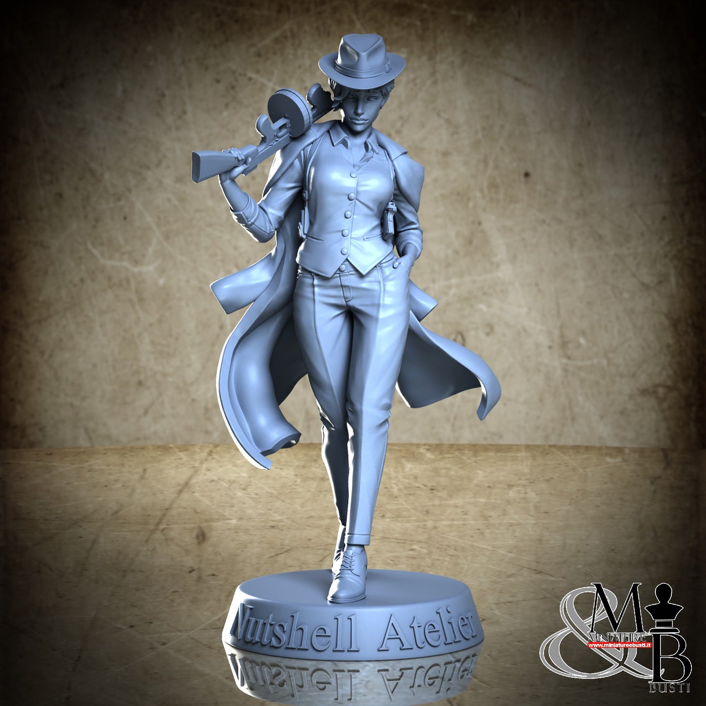 Mafia Girl - Coat and Fedora