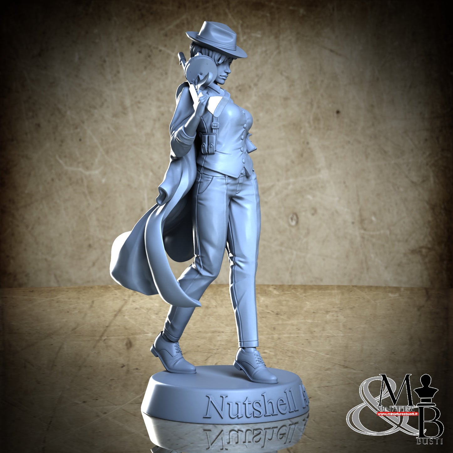 Mafia Girl - Coat and Fedora