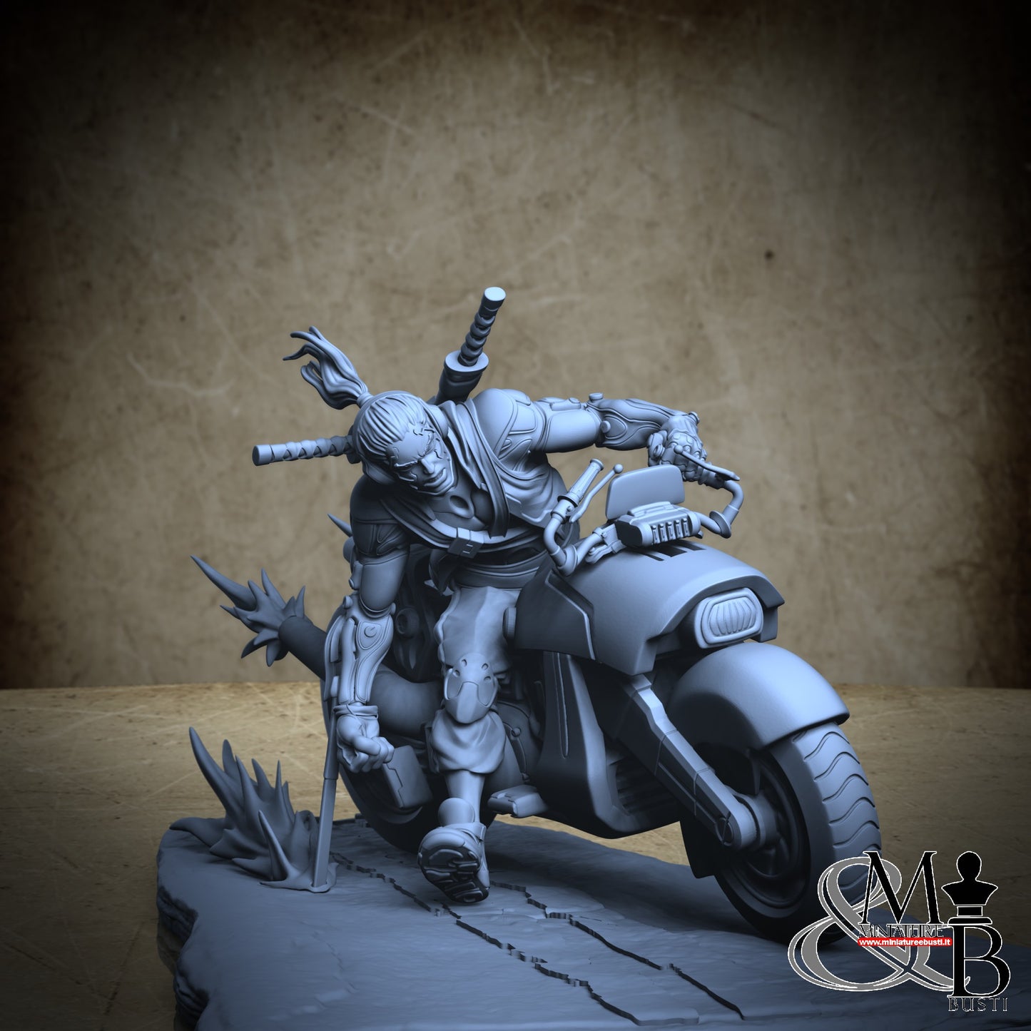 Mantis Takeshi biker - Base Model