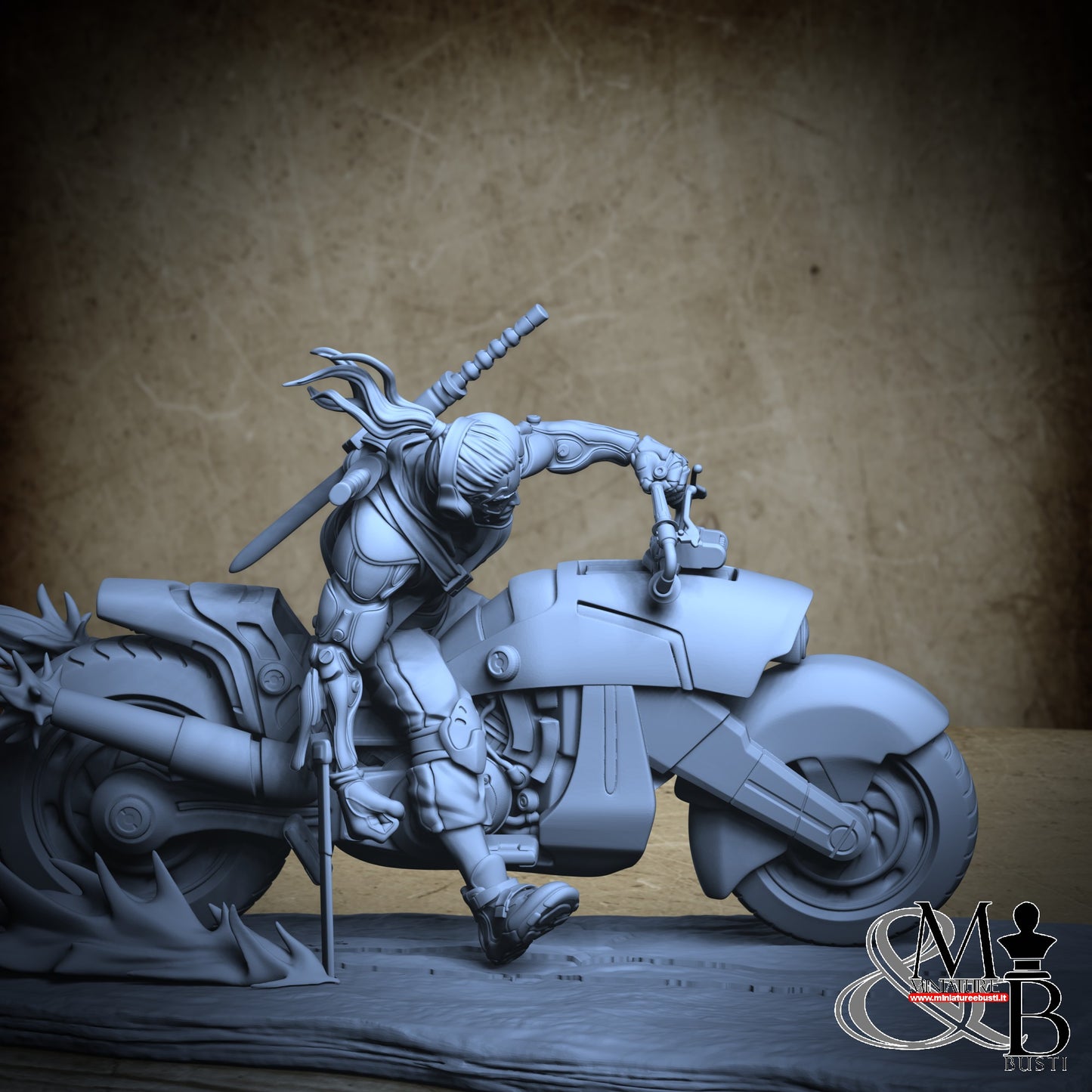 Mantis Takeshi biker - Base Model