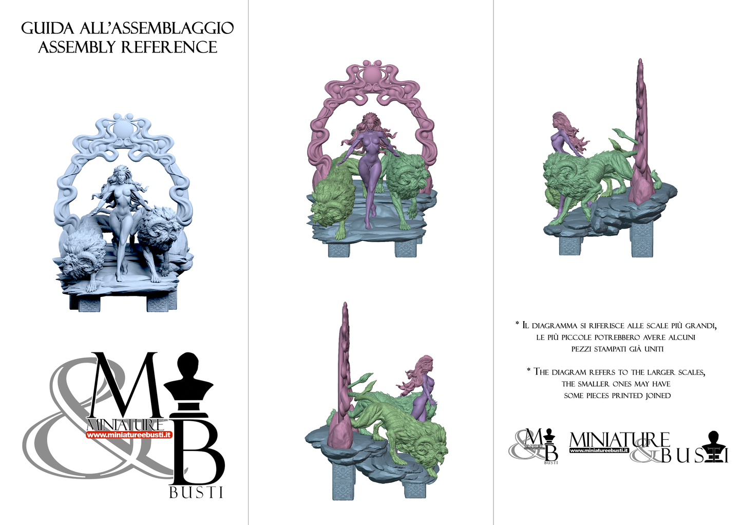 Megaris the Lion Mistress - Diorama NSFW