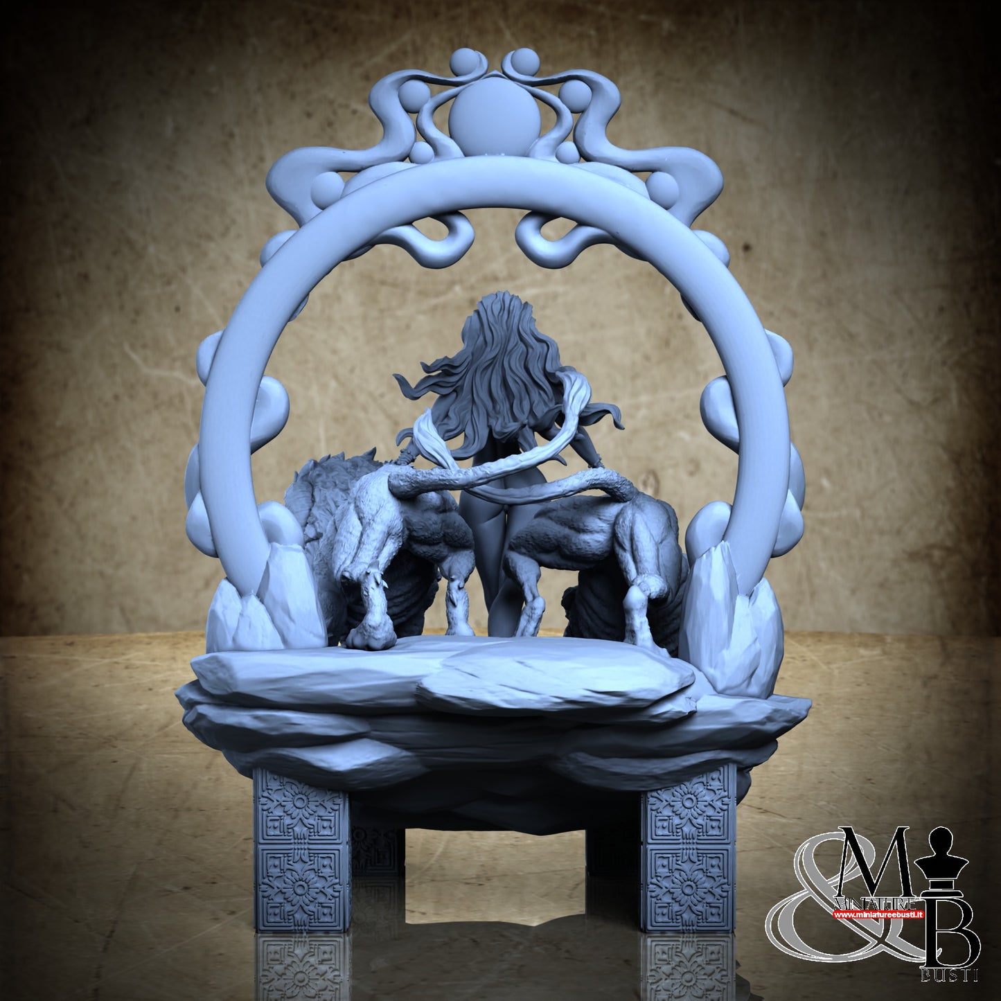 Megaris the Lion Mistress - Diorama NSFW