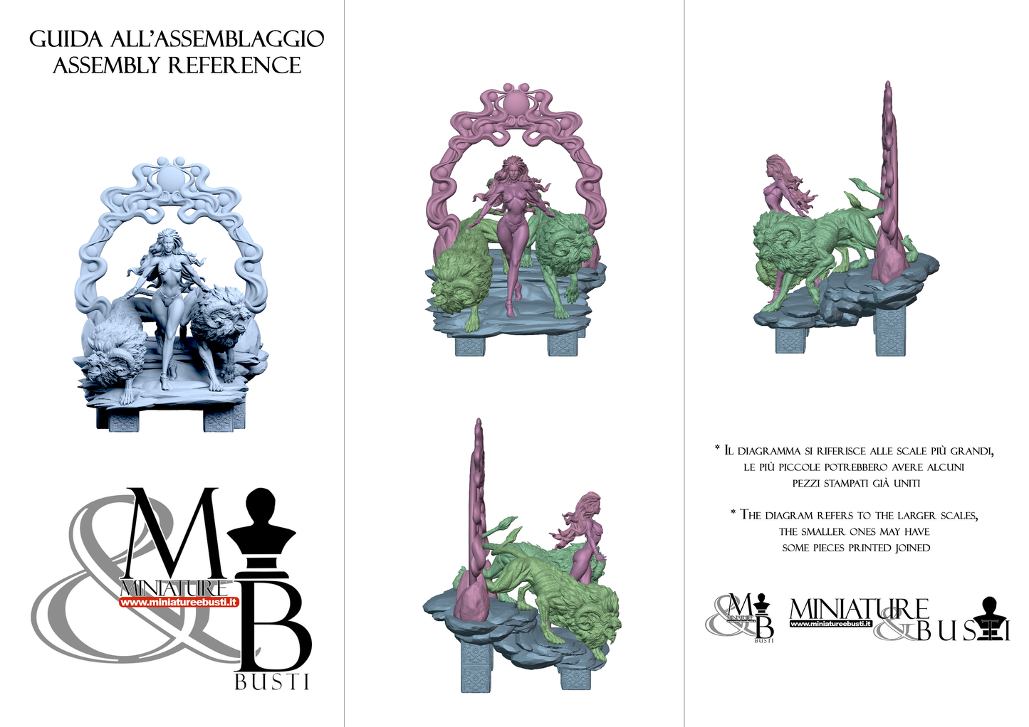 Megaris the Lion Mistress - Diorama SFW