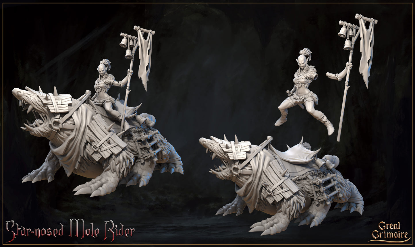 Star-nosed mole rider - Keir