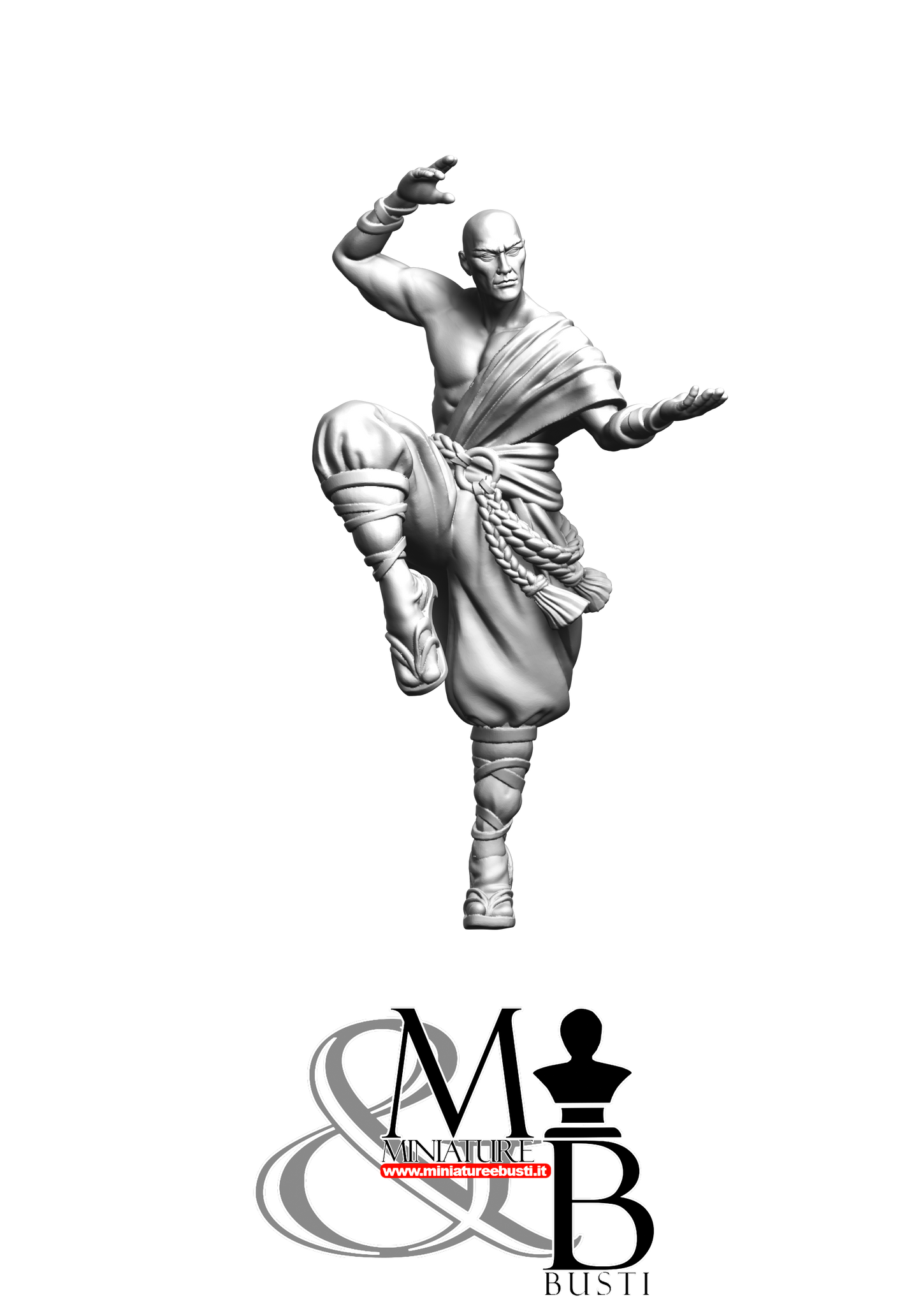 Exiled monks - Monk in fighting pose