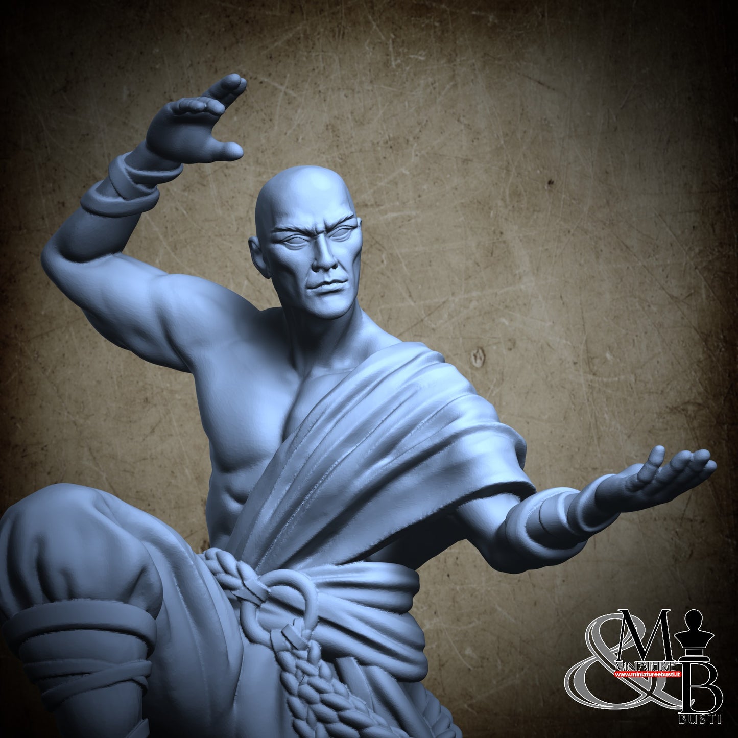 Exiled monks - Monk in fighting pose