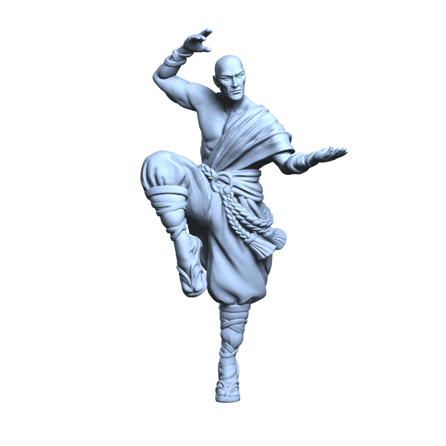 Exiled monks - Monk in fighting pose