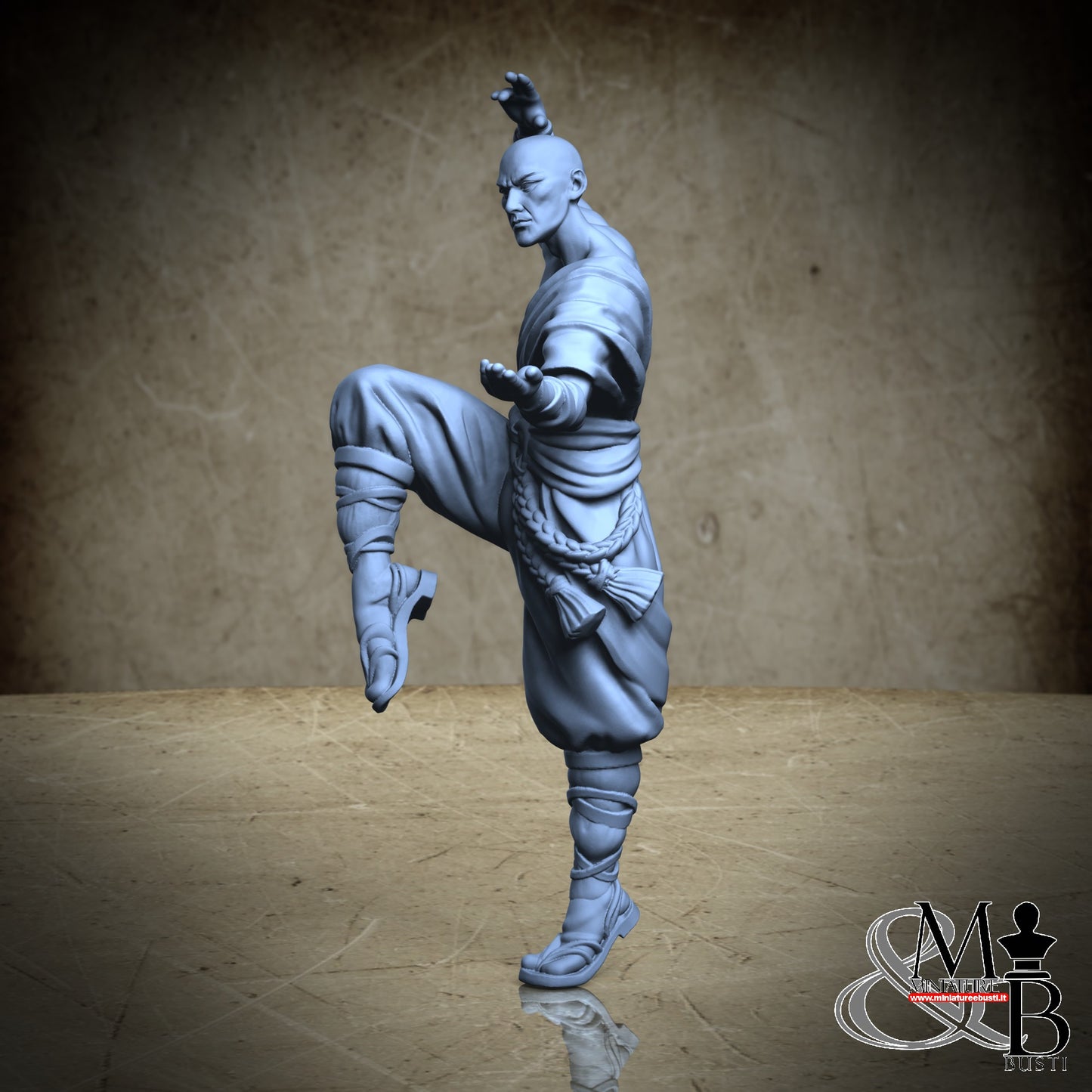 Exiled monks - Monk in fighting pose