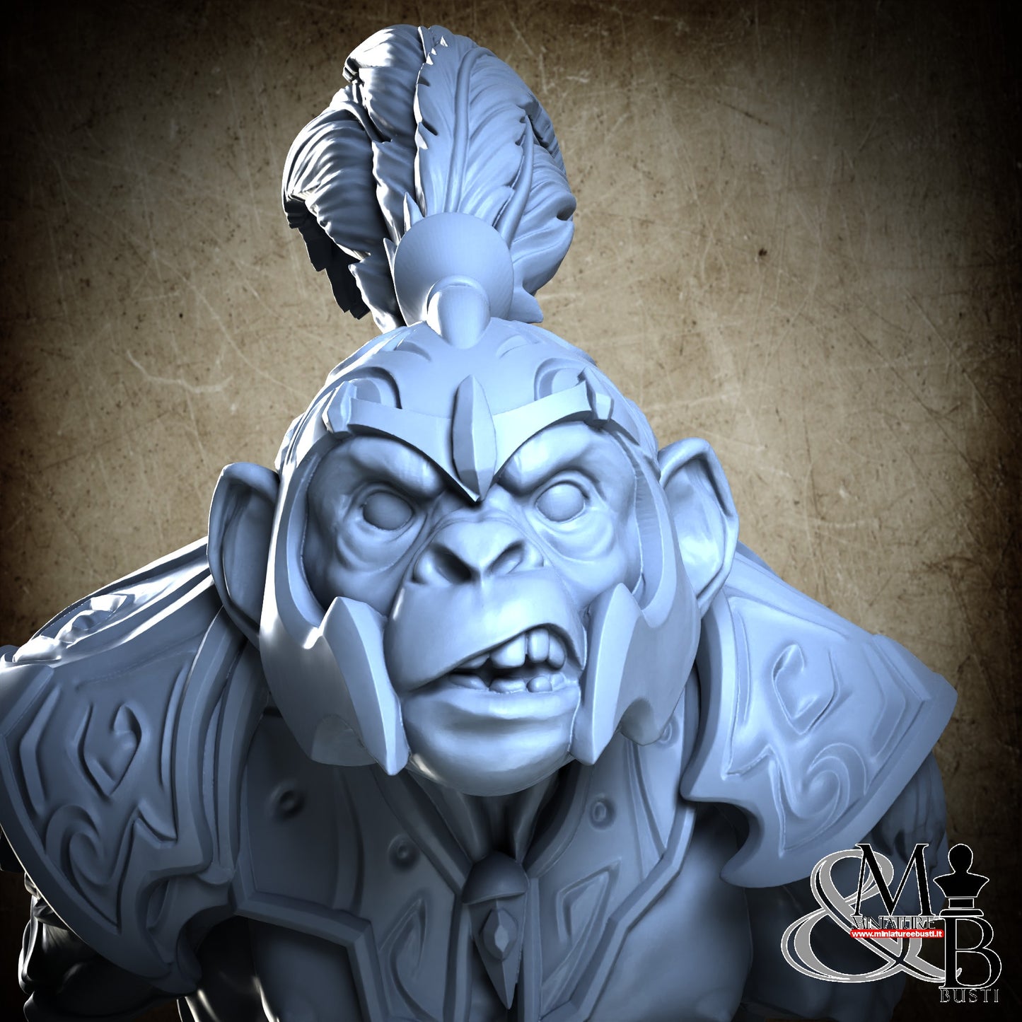 Winged Monkey Bust