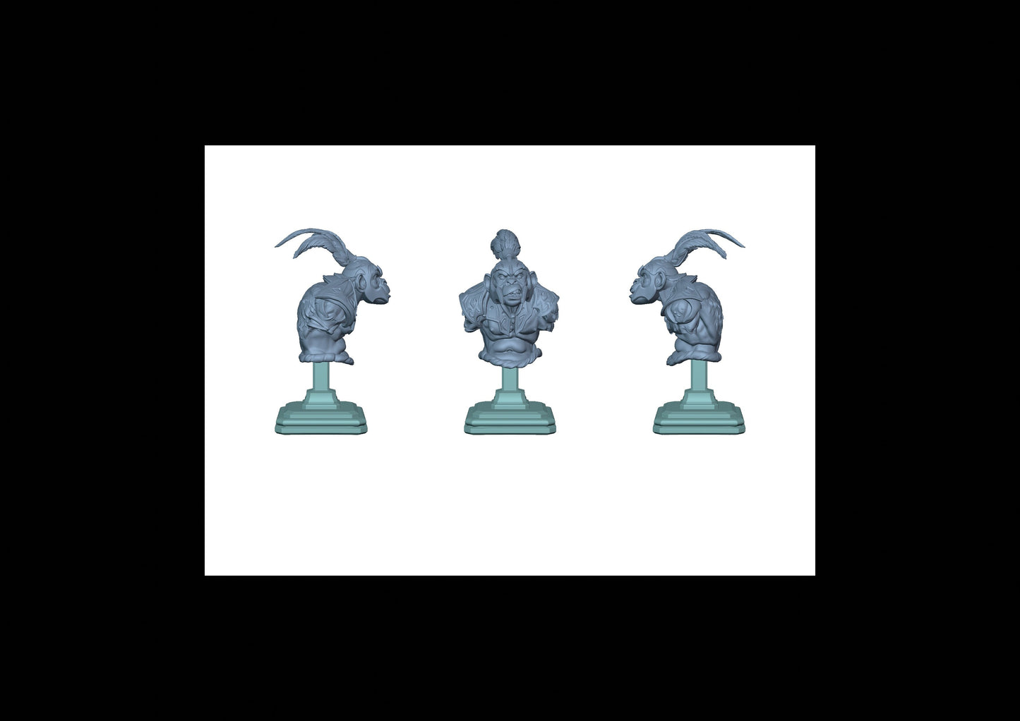 Winged Monkey Bust