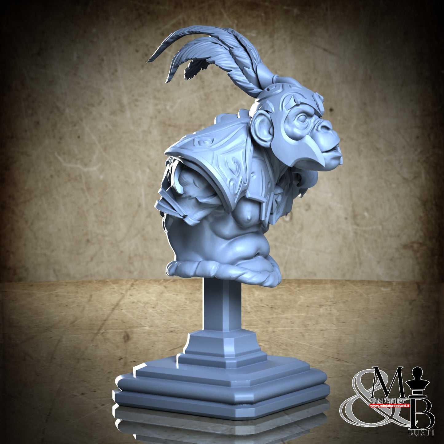 Winged Monkey Bust