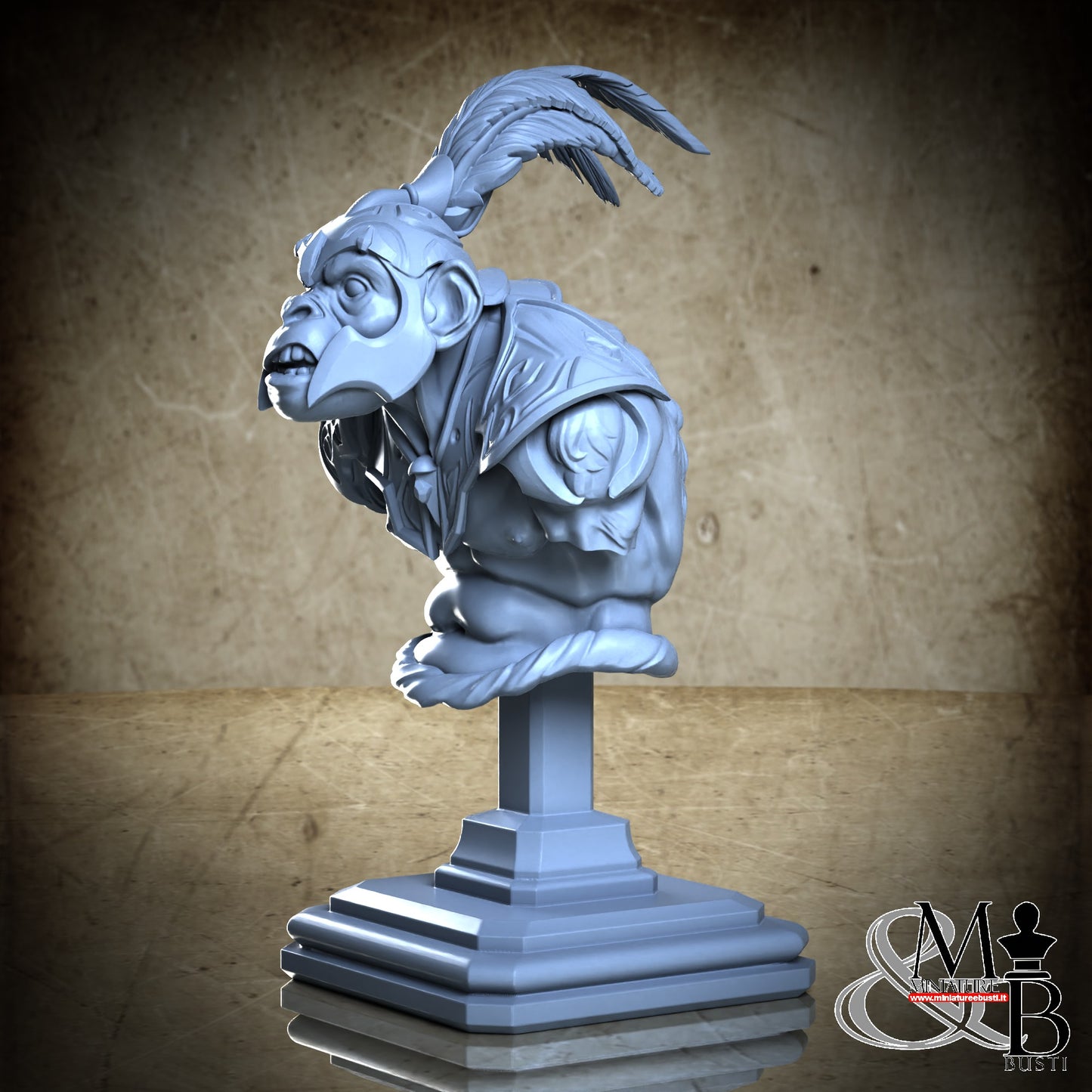 Winged Monkey Bust