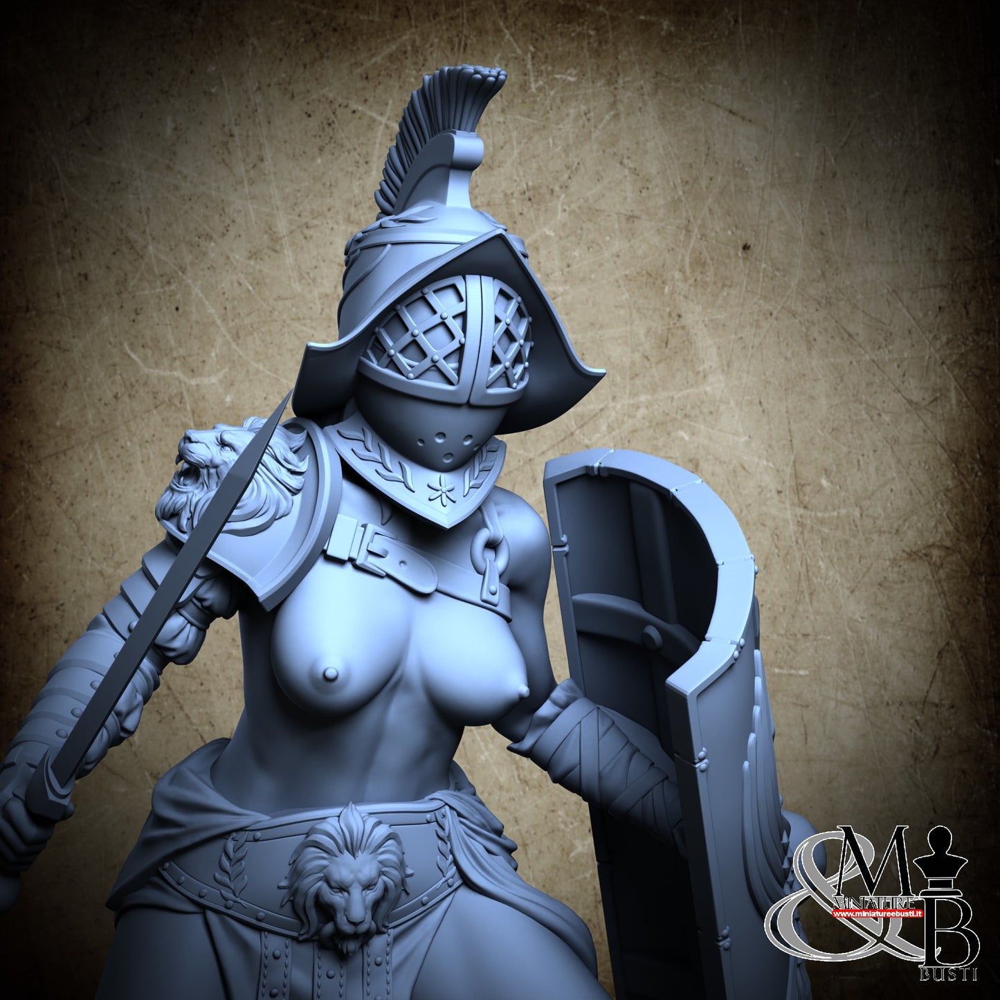 Gladiatrix - Murmillo helmet