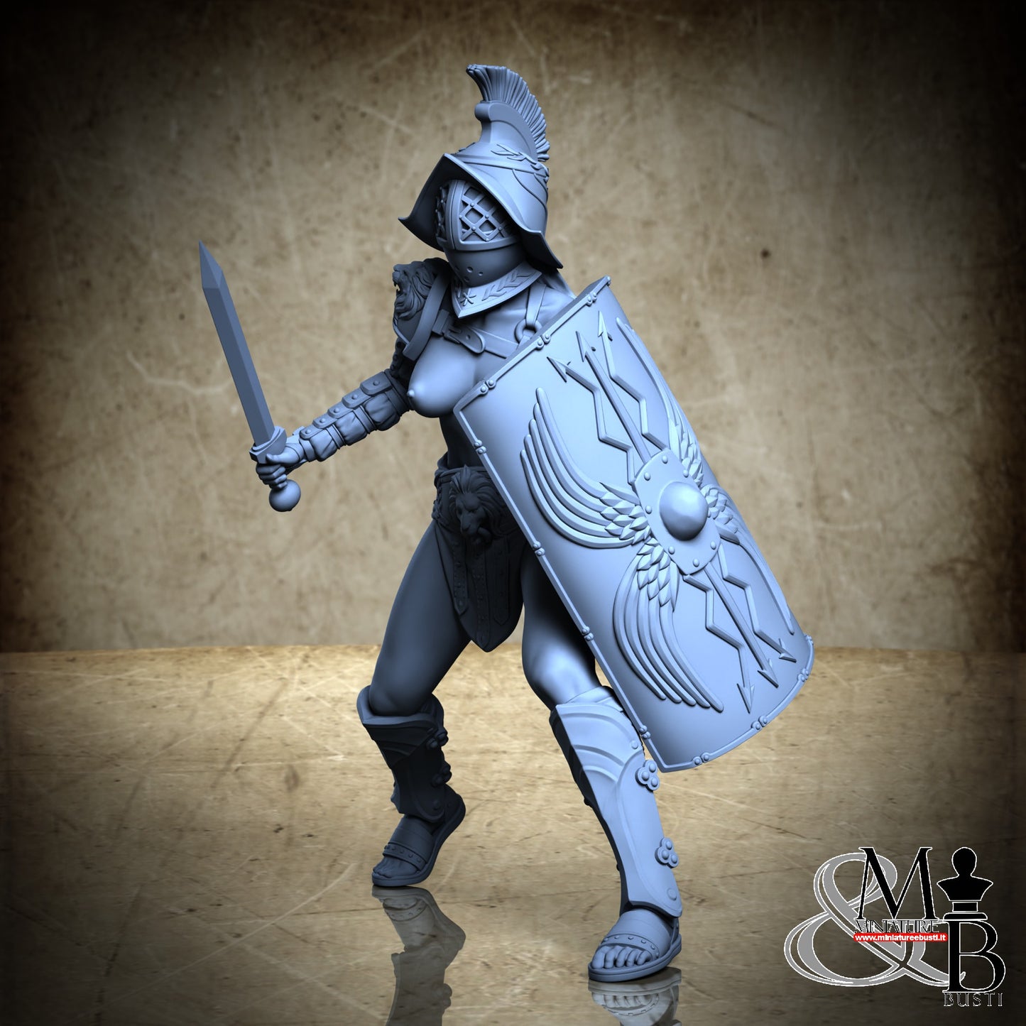 Gladiatrix - Murmillo helmet