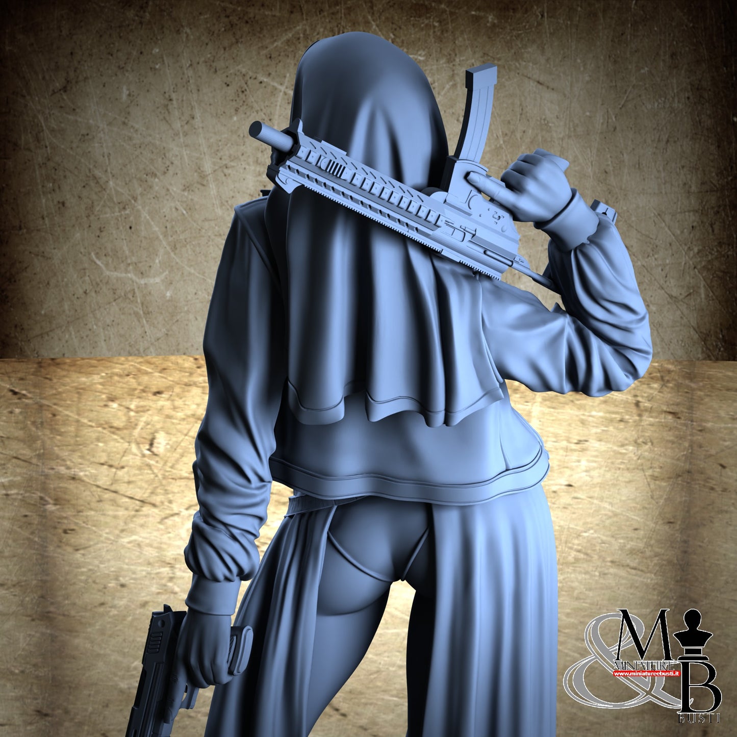 Nun with gun