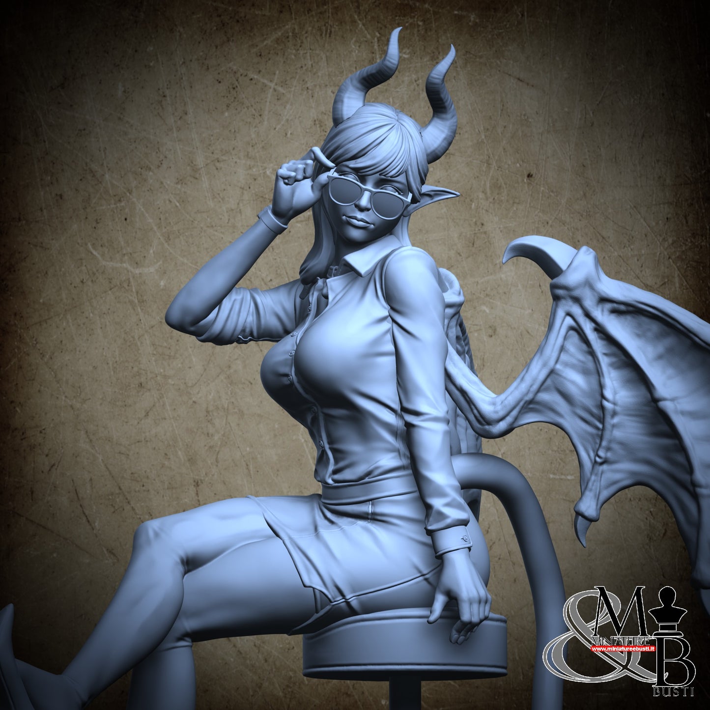 Office Succubus on a stool - Standard model