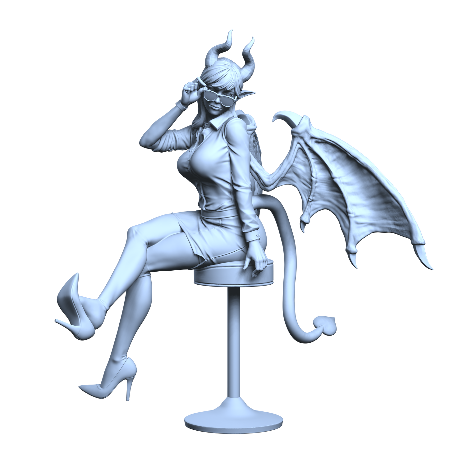 Office Succubus on a stool - Standard model