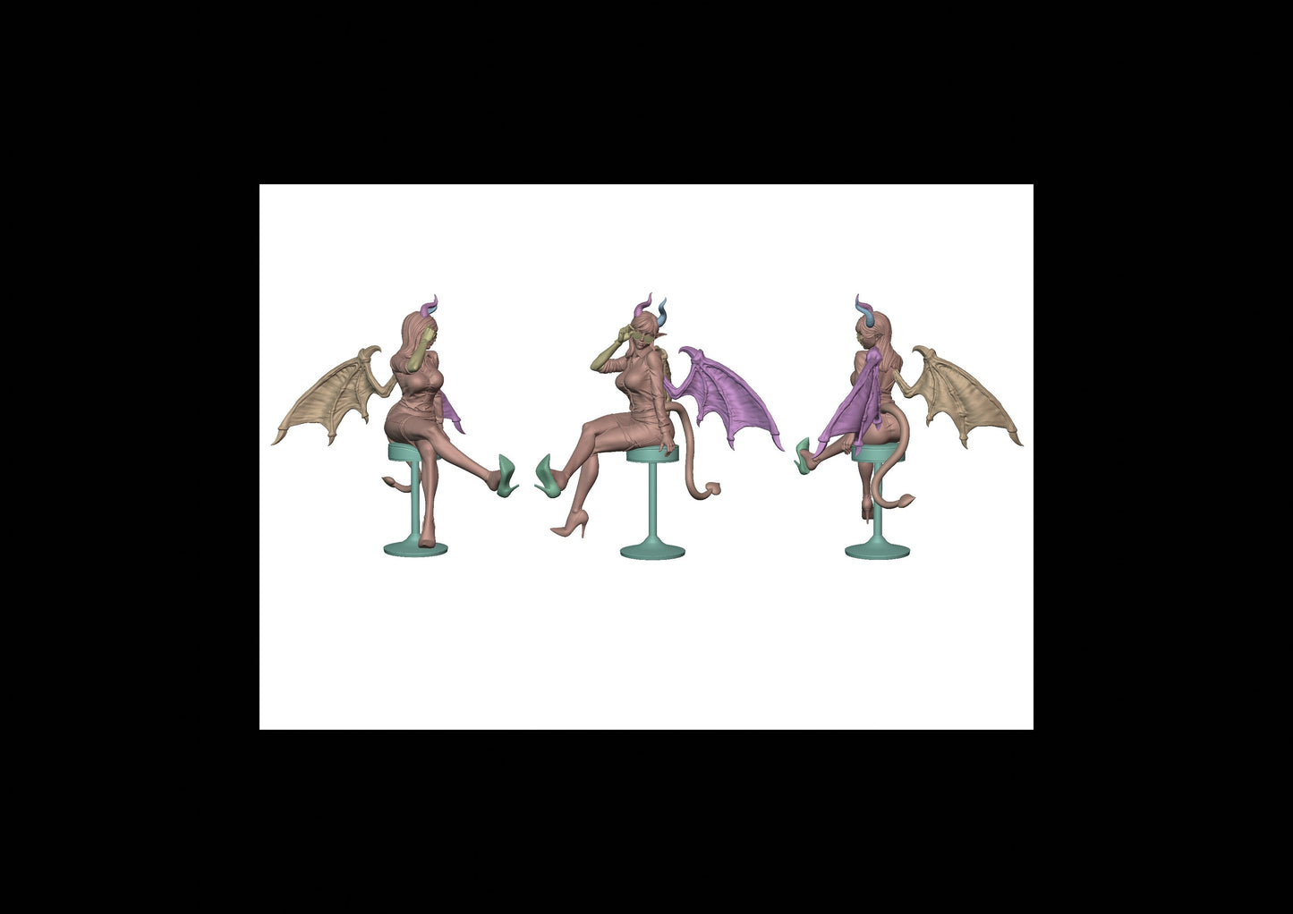 Office Succubus on a stool - Standard model