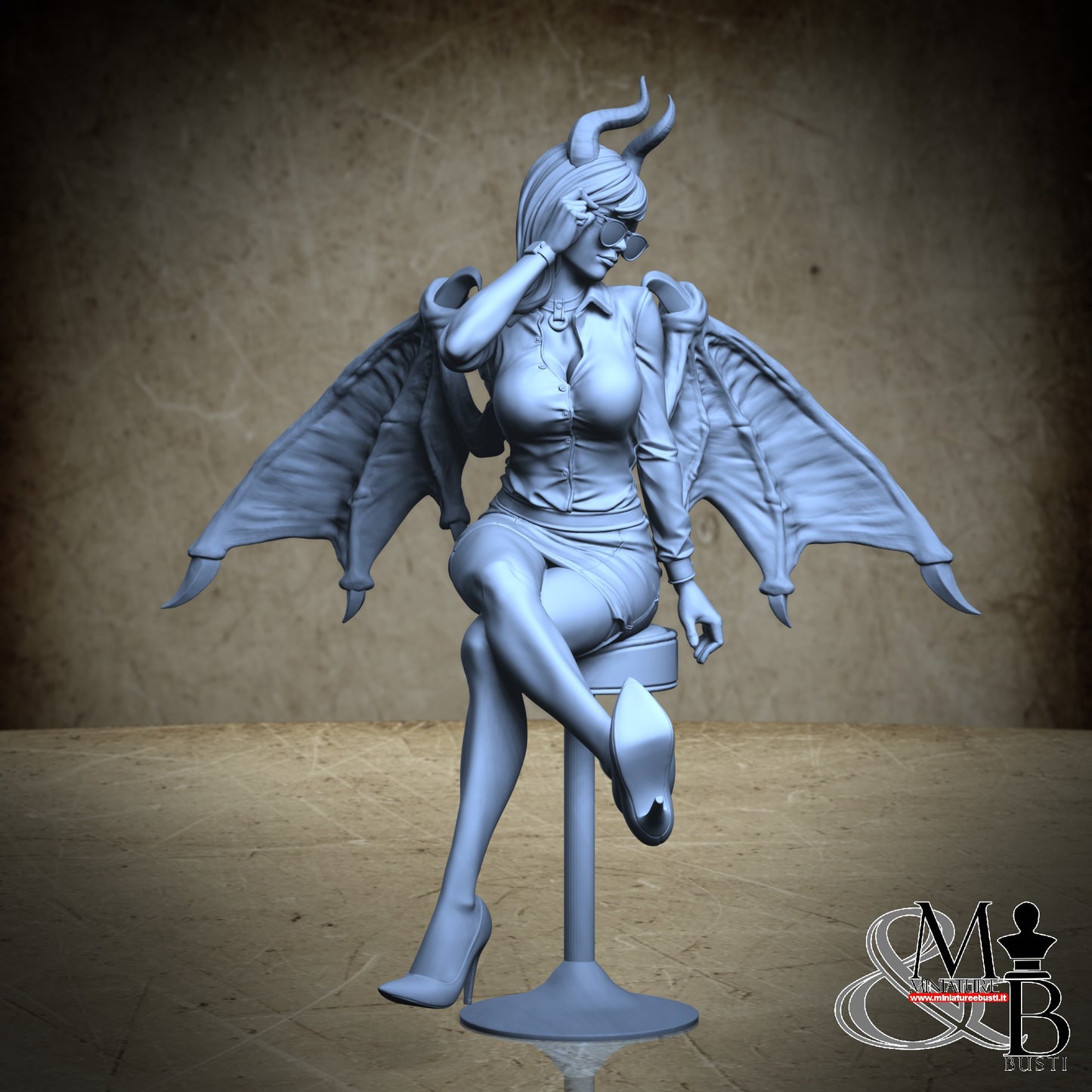 Office Succubus on a stool - Standard model