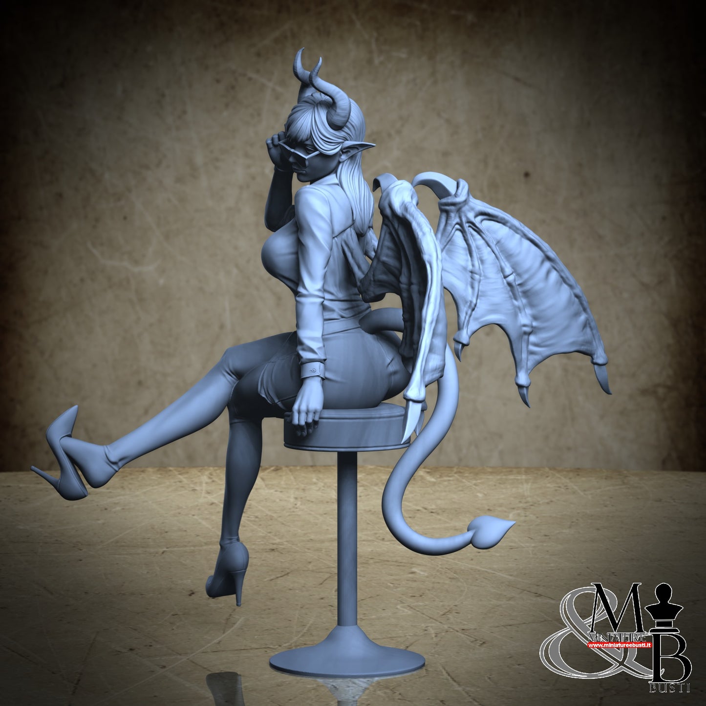 Office Succubus on a stool - Standard model