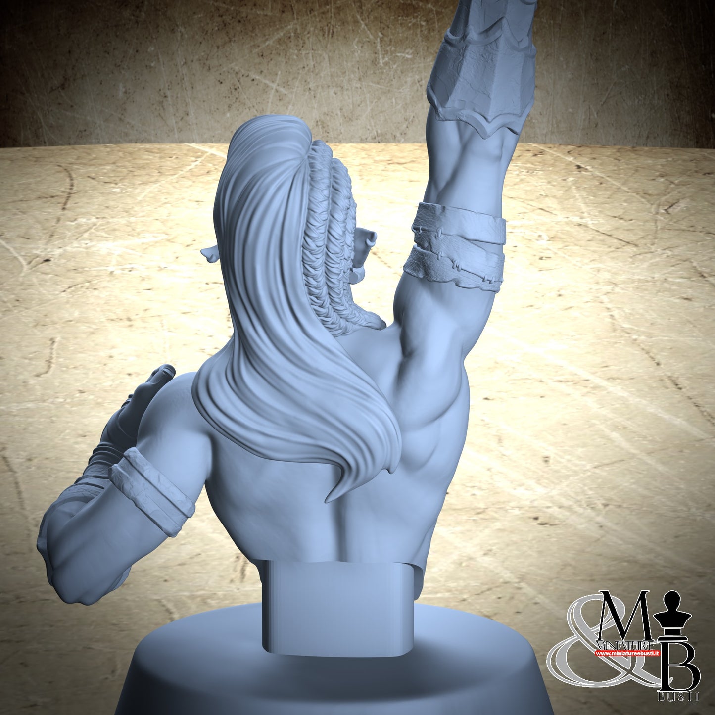 Orc Bust - Topless Axe 02