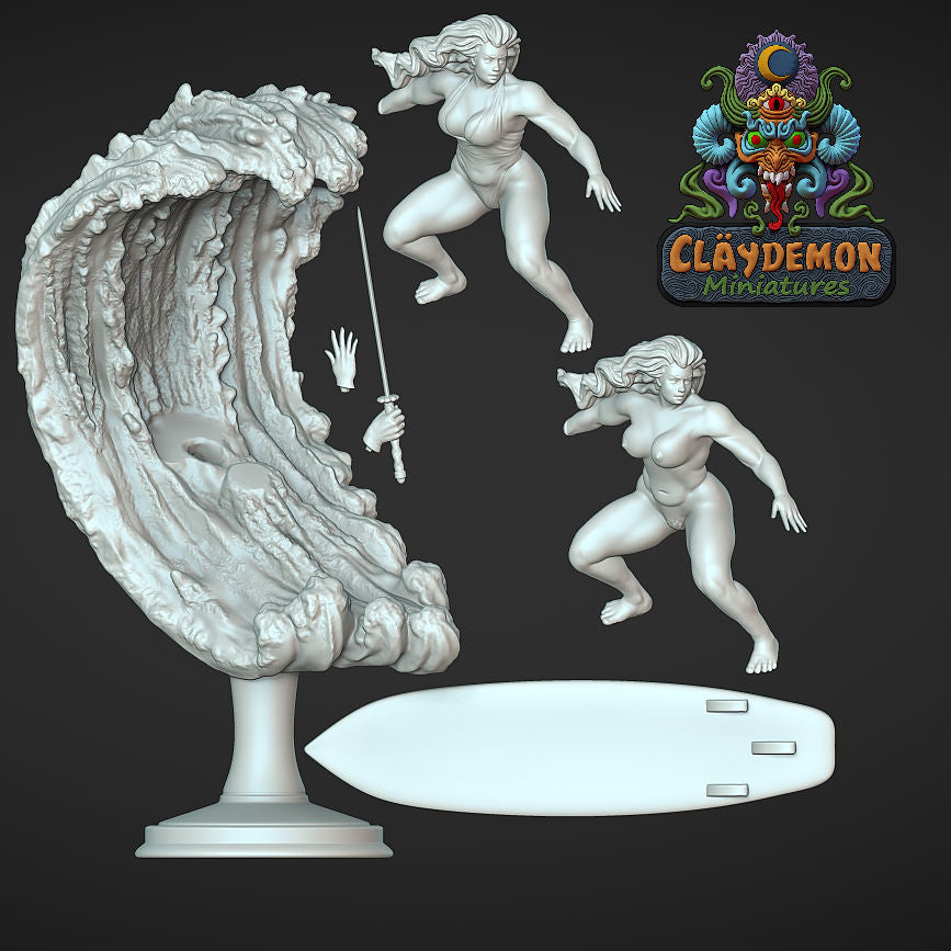 Surfer on waves - SFW Sword