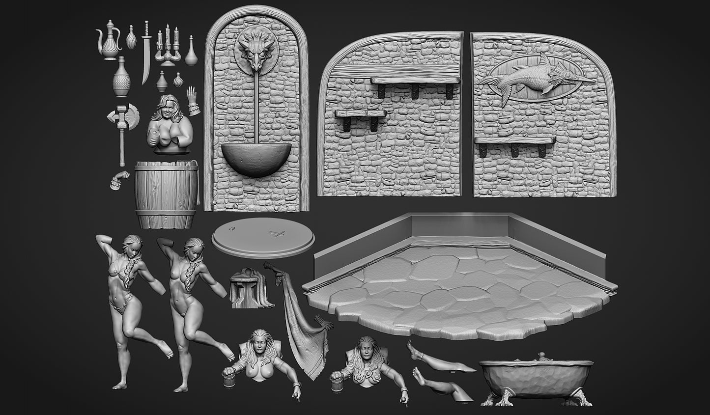 Chilling in the Bathouse - NSFW