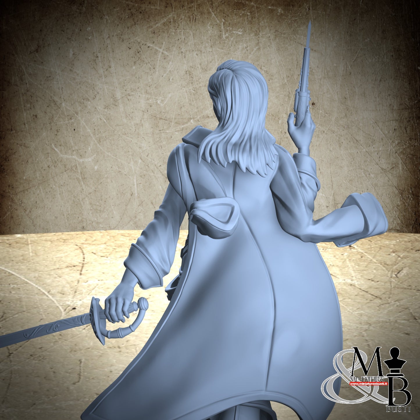 Pirate with coat - Base Model