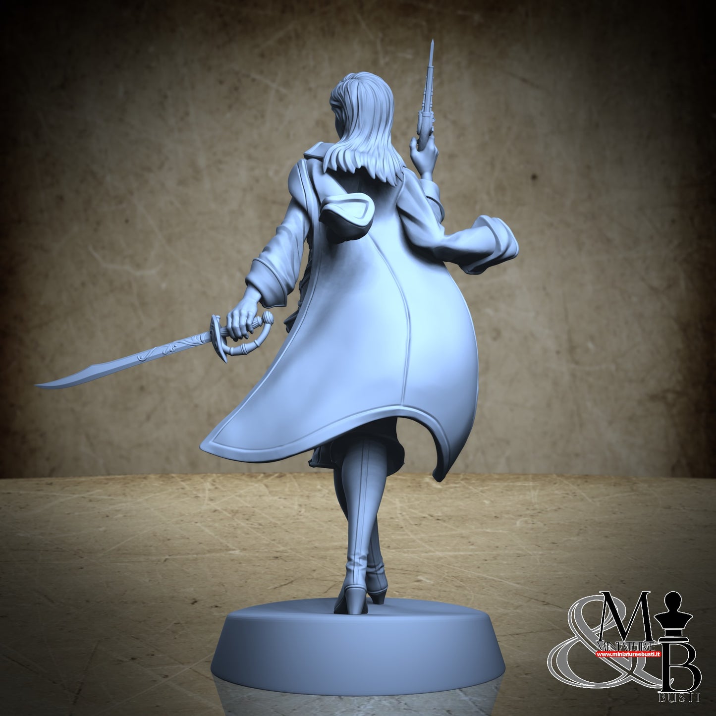 Pirate with coat - Base Model