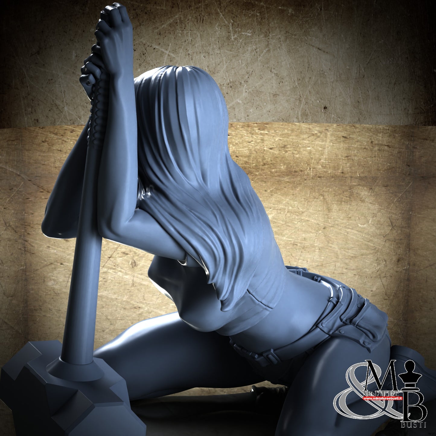 Pose 6 - Construction Worker - Clothed with ripped jeans