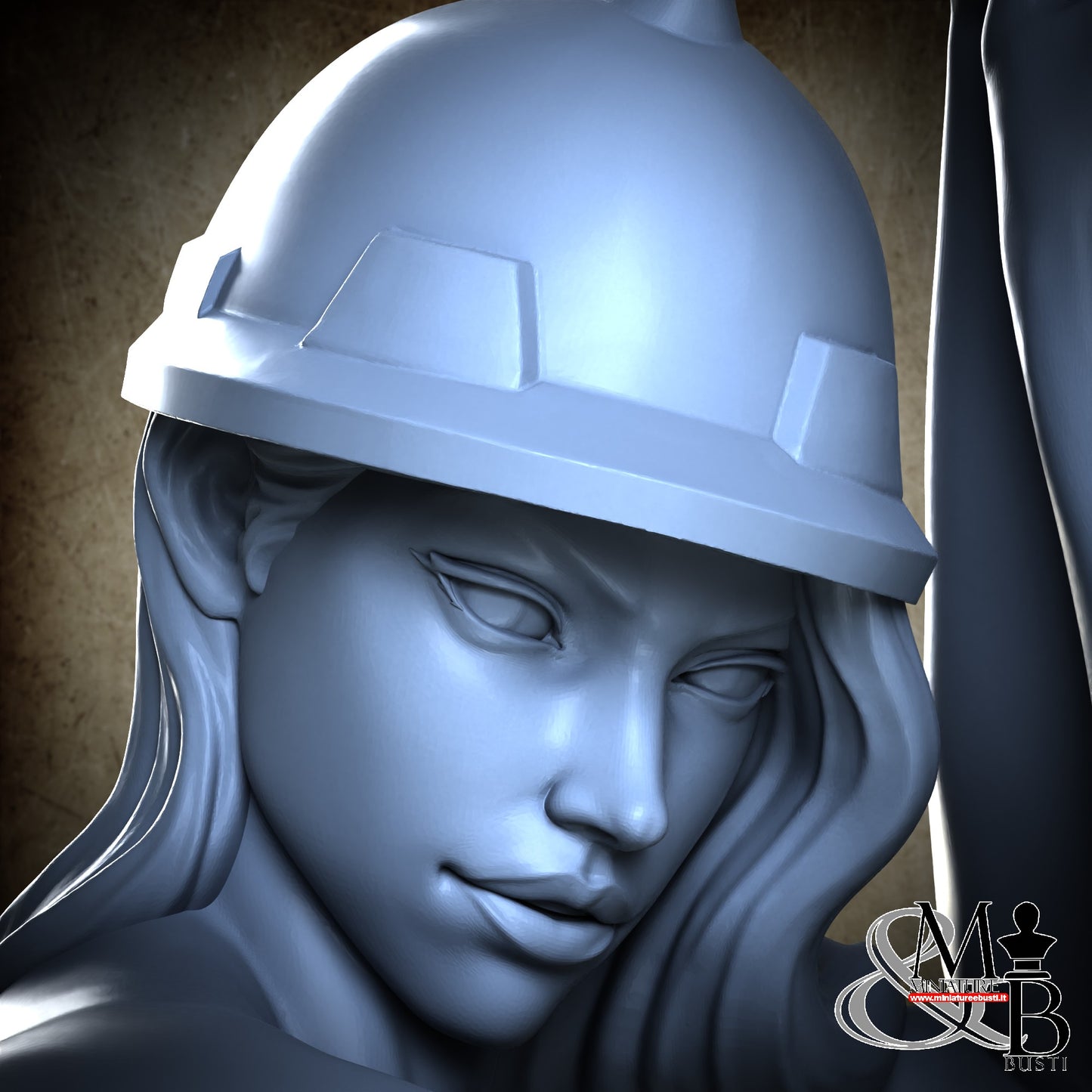 Pose 6 - Construction Worker - Naked with helmet