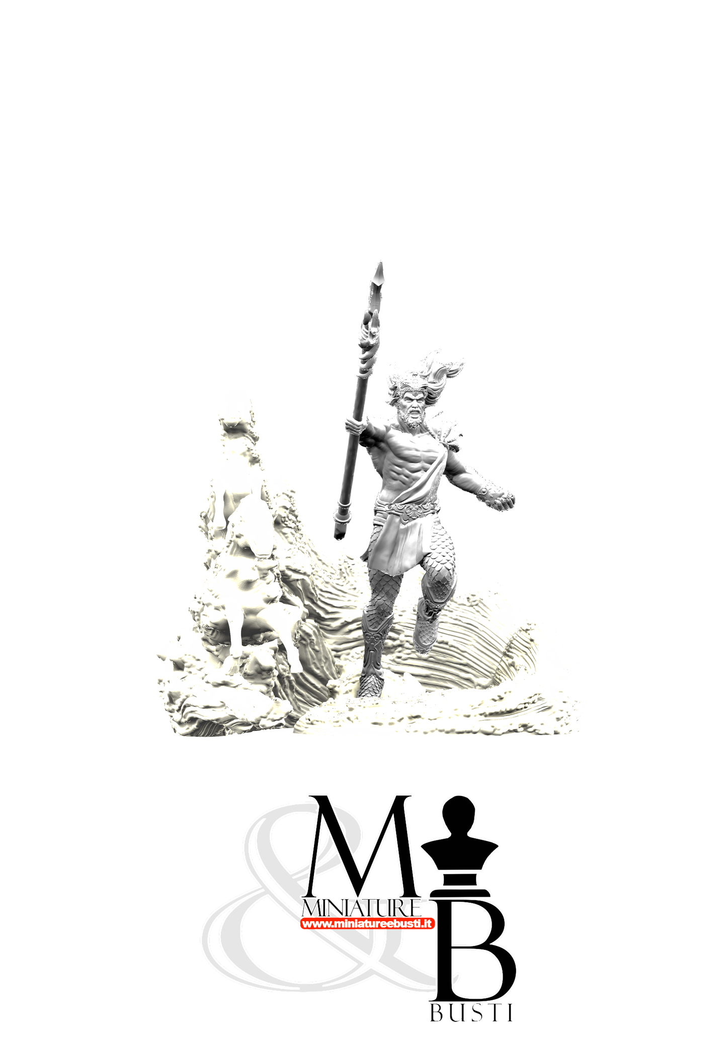 Poseidon - Poseidon with transparent base