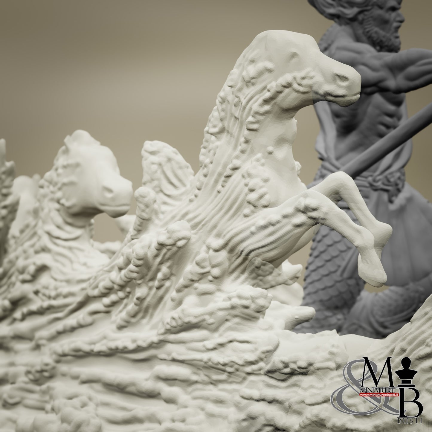 Poseidon - Poseidon with transparent base