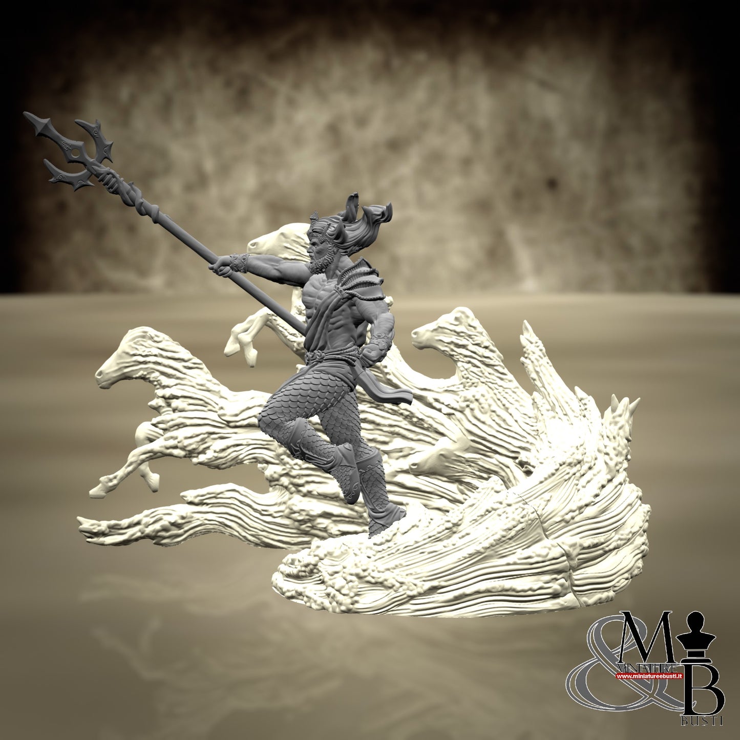 Poseidon - Poseidon with transparent base