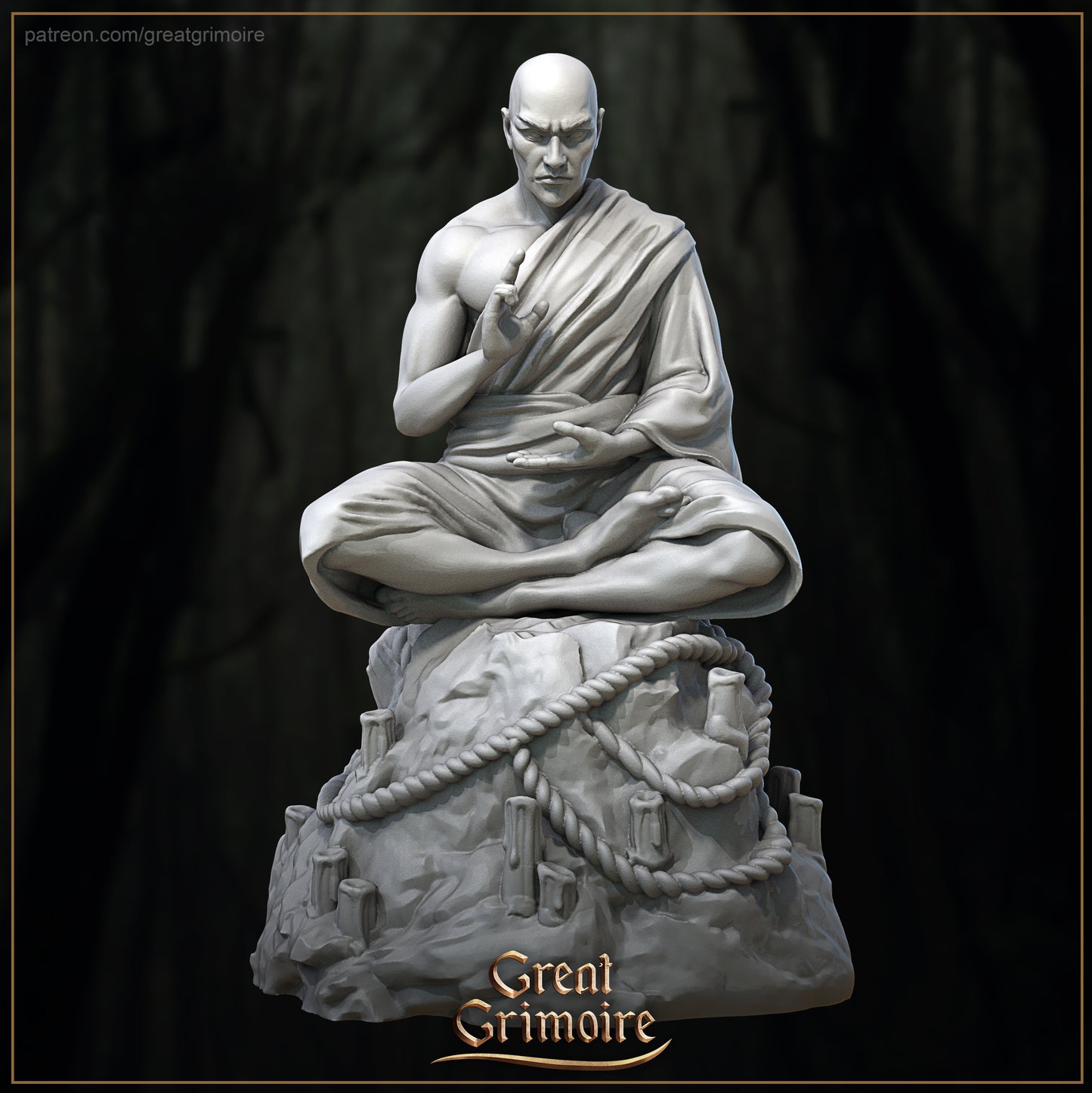Exiled monks - Praying Monk