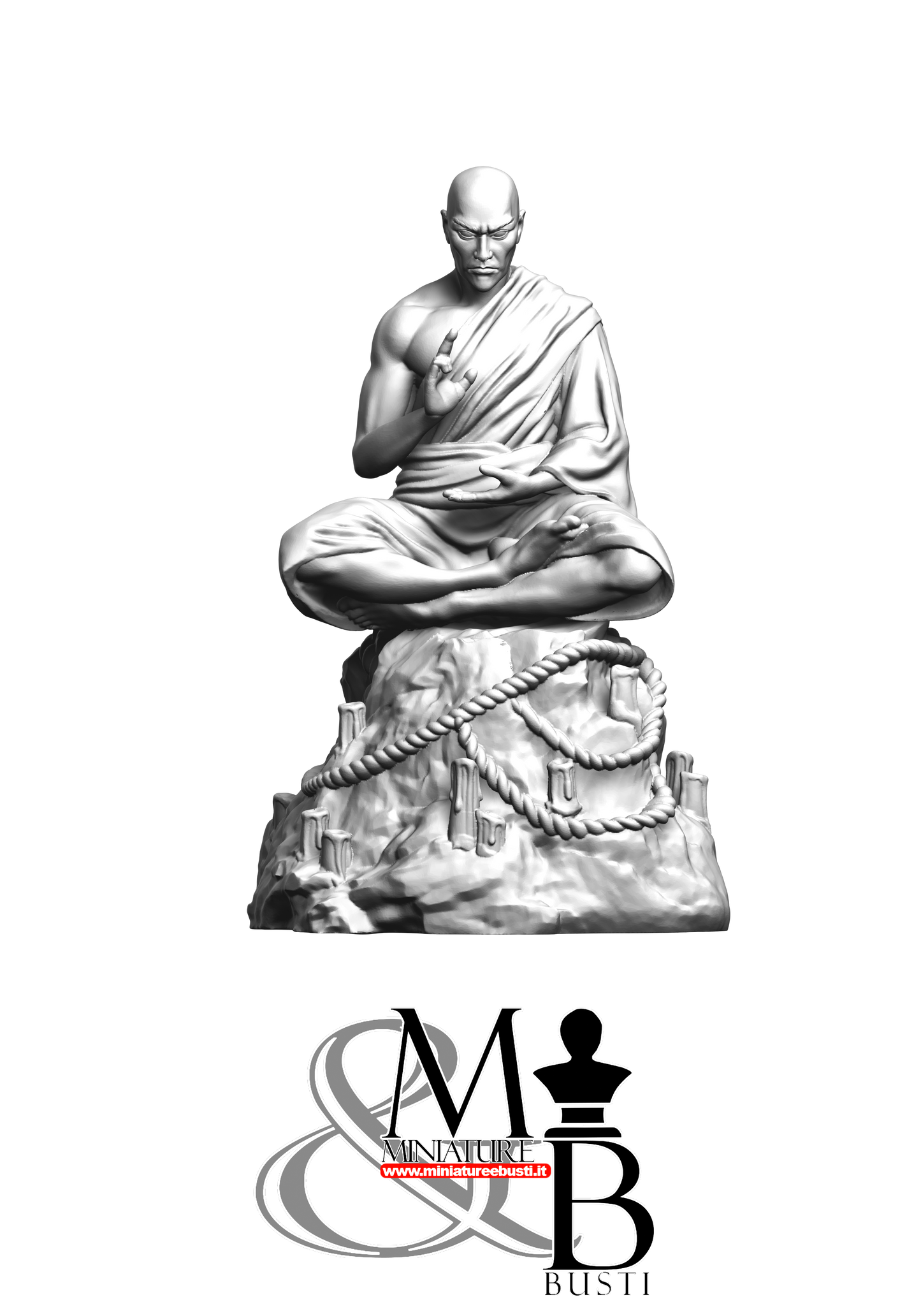 Exiled monks - Praying Monk