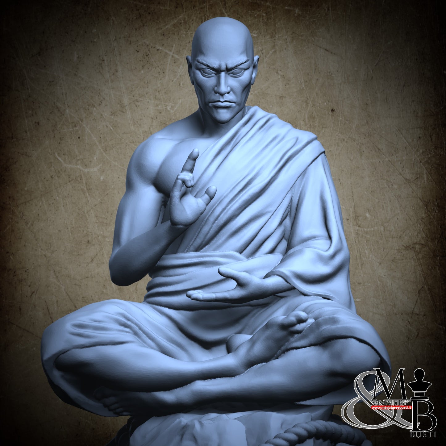 Exiled monks - Praying Monk